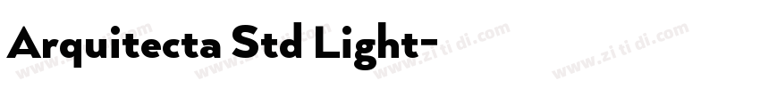 Arquitecta Std Light字体转换